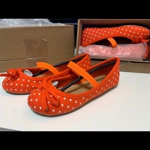 Polka dot Mary Jane shoes